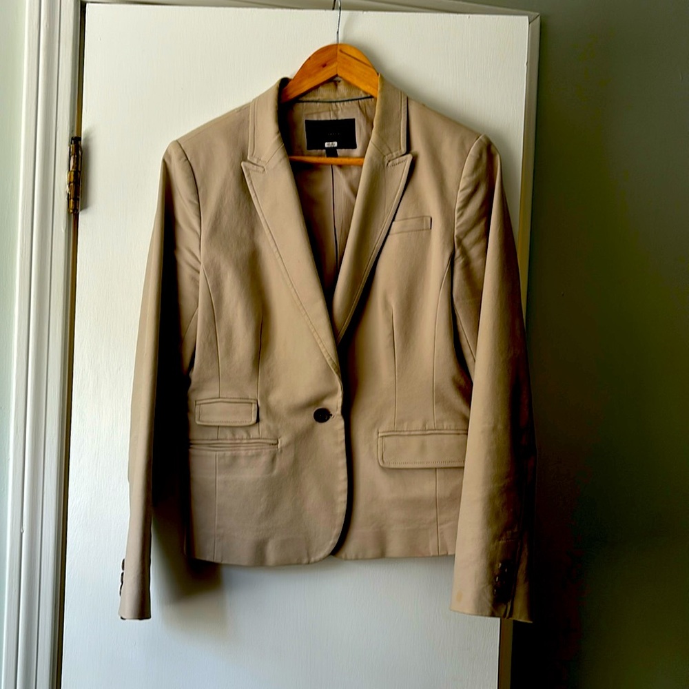 Banana Republic women’s khaki blazer.  Size 12